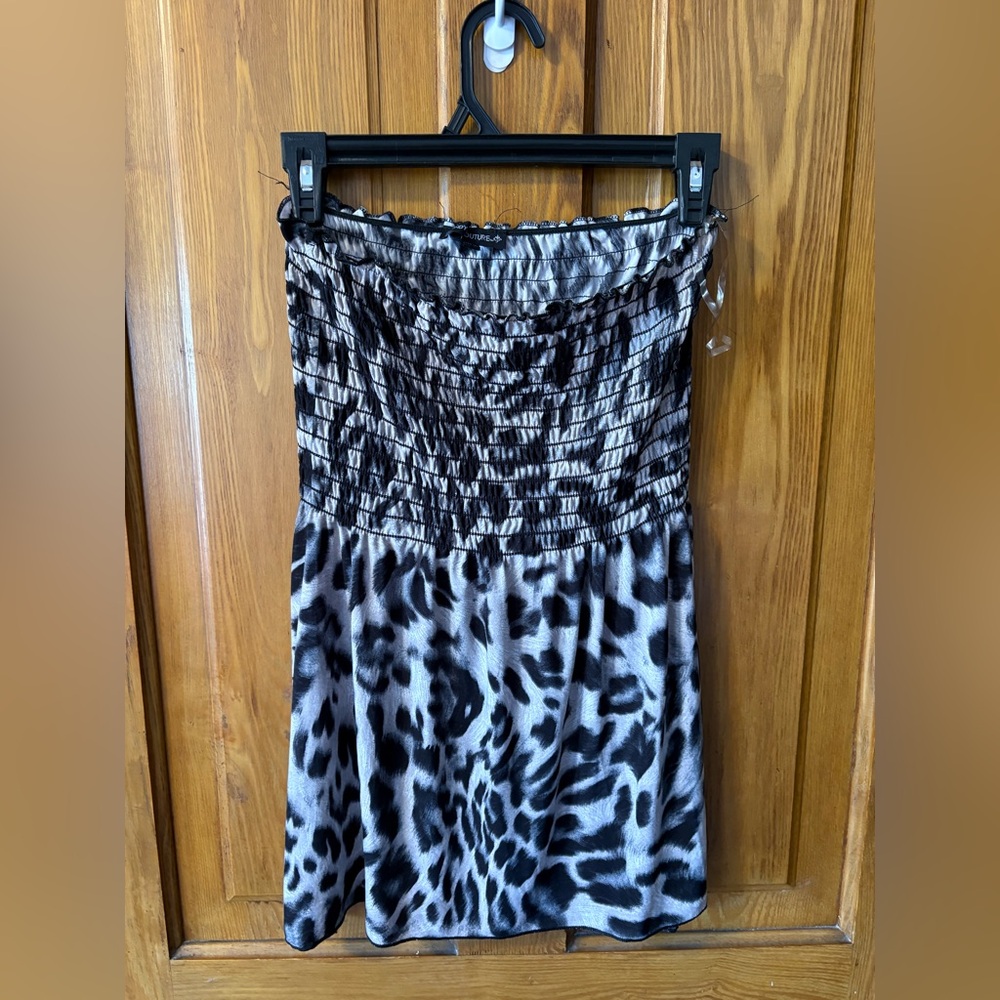 Stylish Black and Gray Women's Tunic